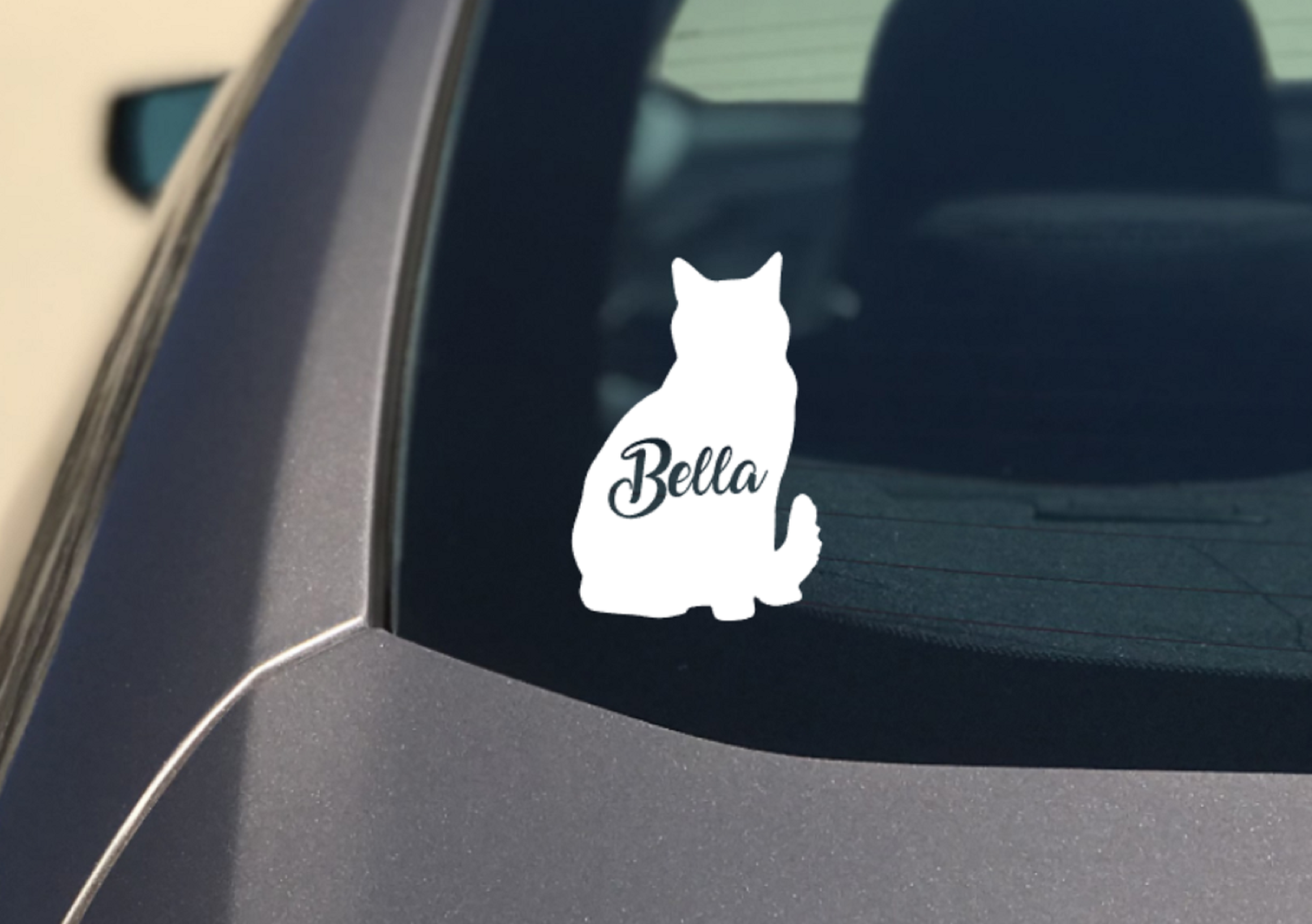 Cat Sticker with name