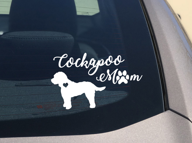 Cockapoo Mum Decal – My Crafty Dog
