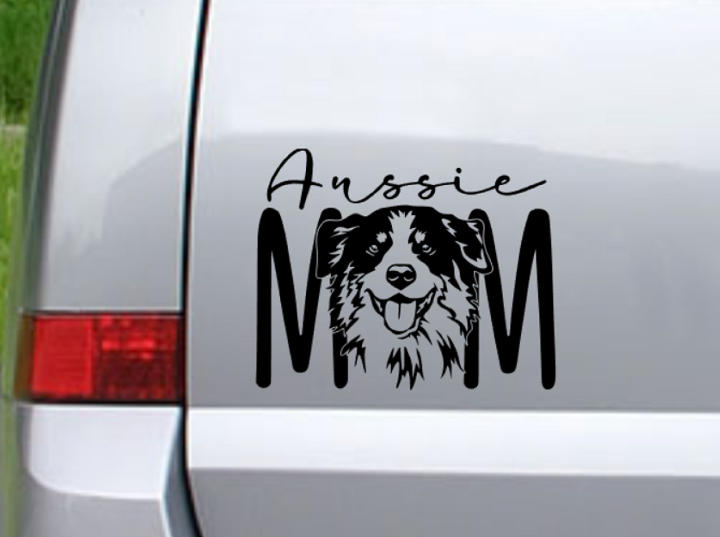 Aussie Mum Sticker Australian Shepherd