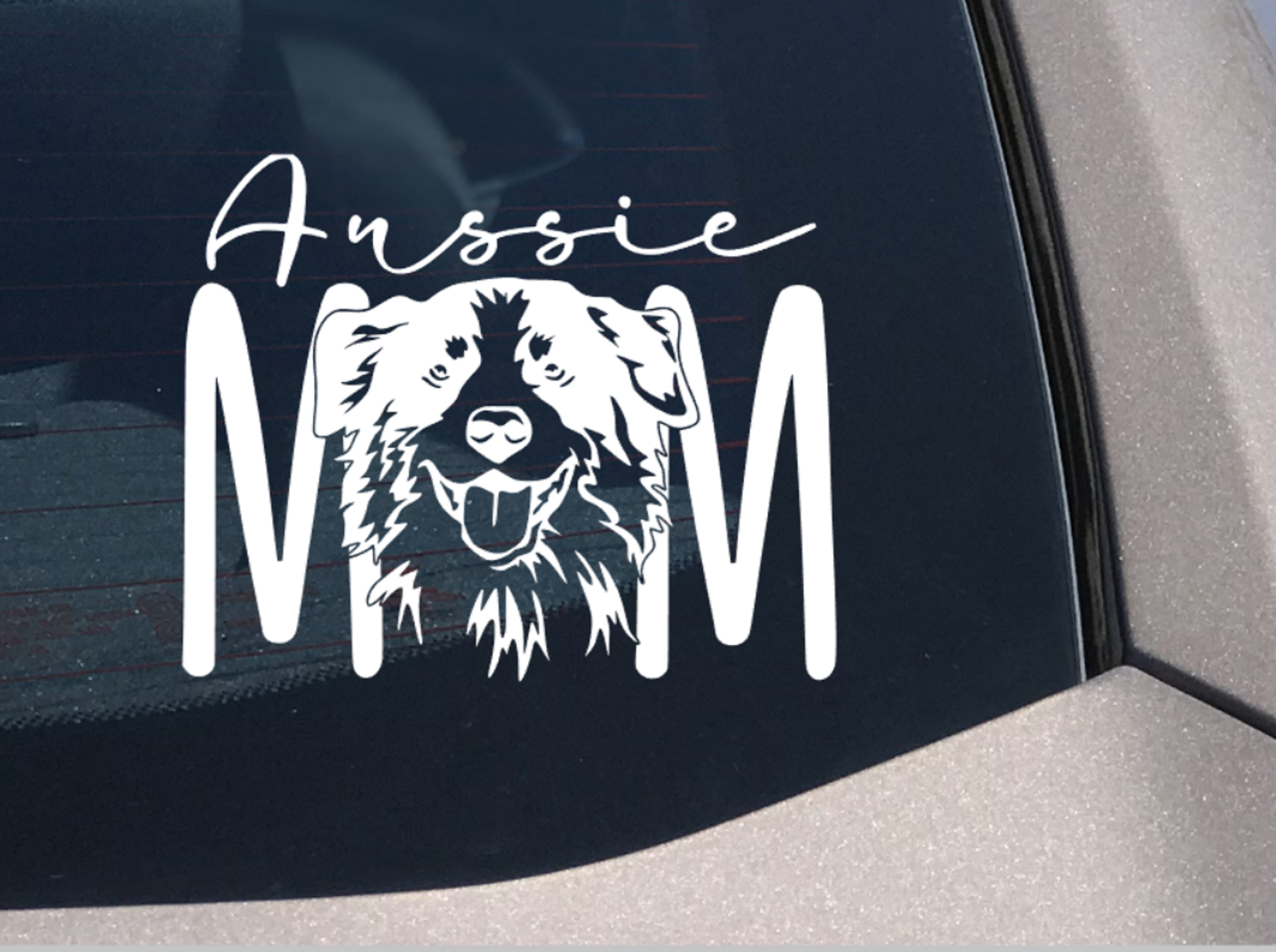 Aussie Mum Sticker Australian Shepherd