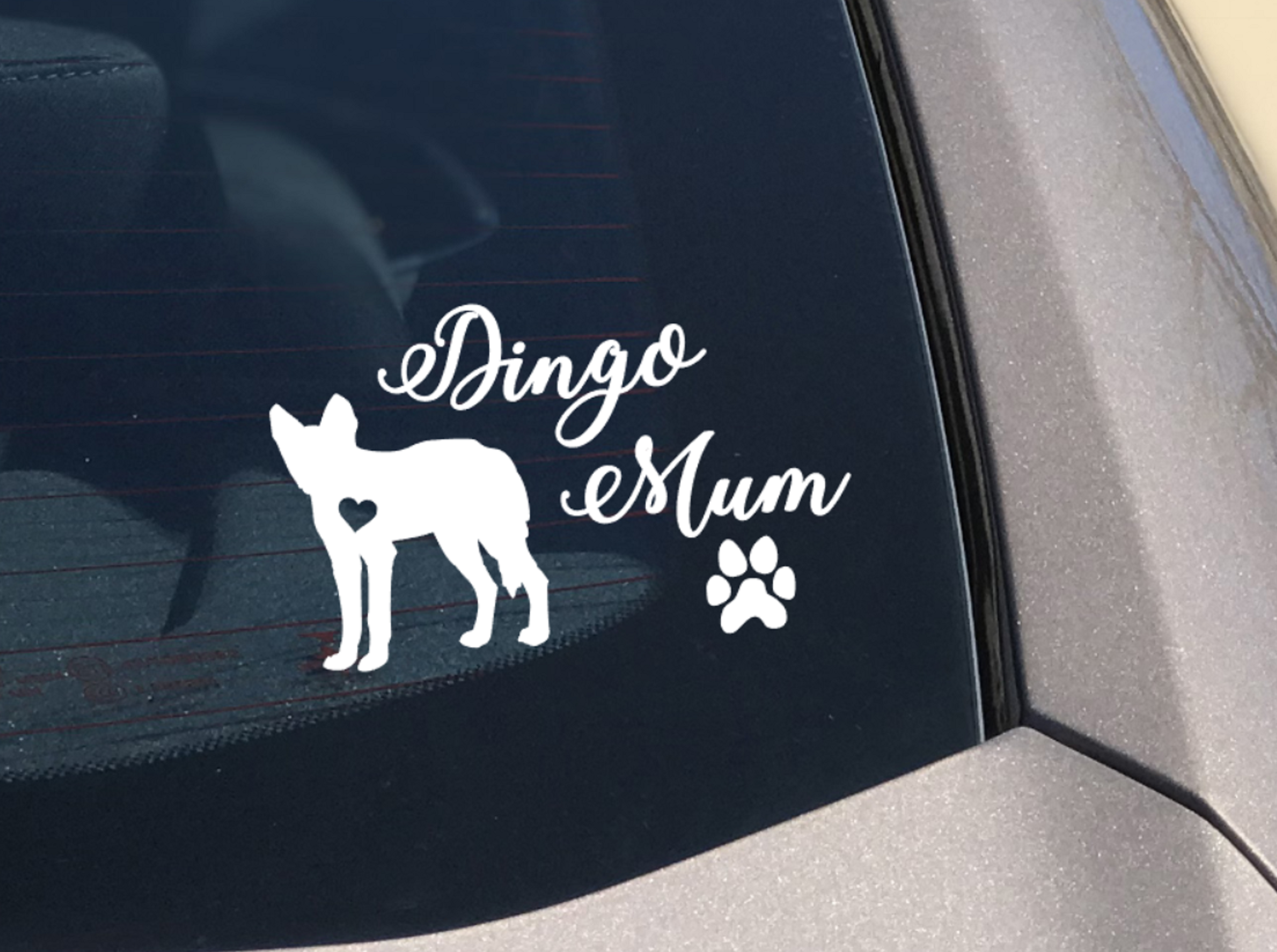 Dingo mum sticker