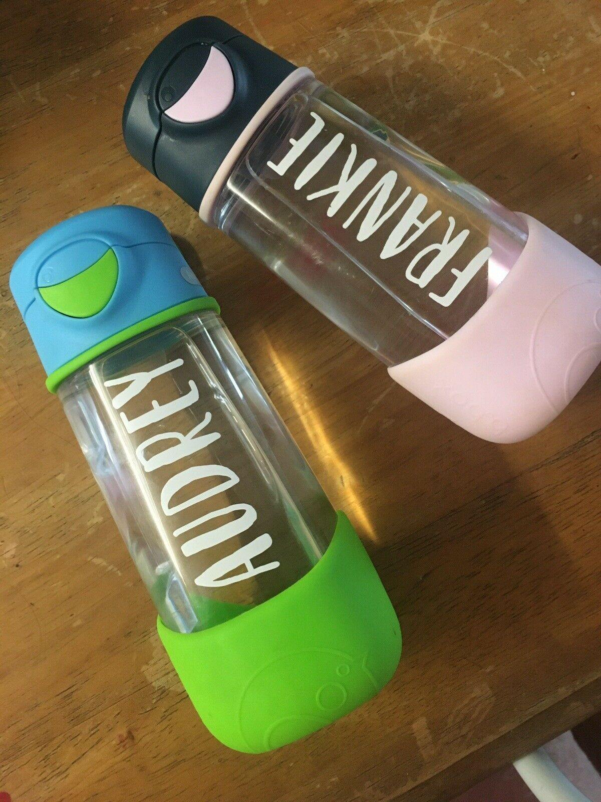 10+ Different Names NAME LABELS / Decals for Water Bottles, Kids School Party - My Crafty Dog
