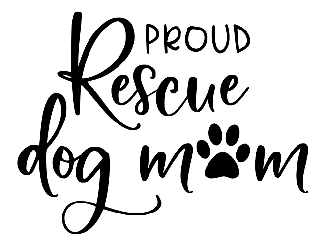 Proud Rescue Mum Sticker / Vinyl Decal - My Crafty Dog