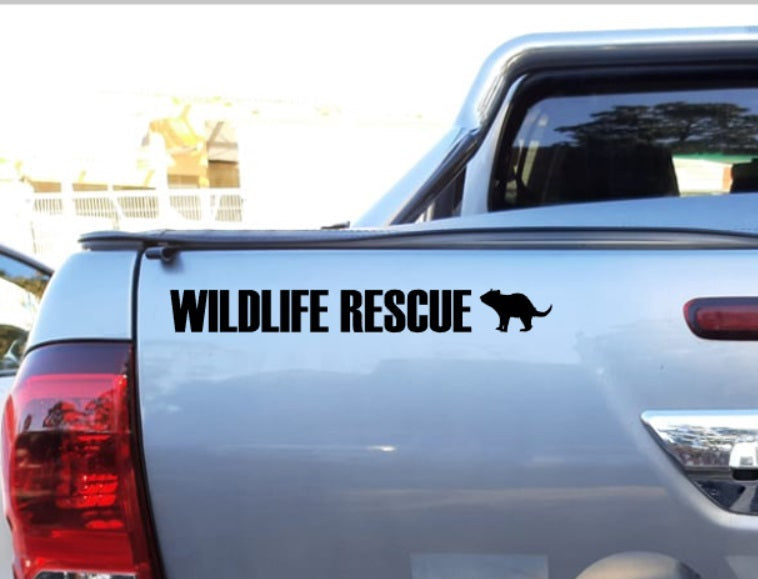 Wildlife Rescue Car Sticker - My Crafty Dog