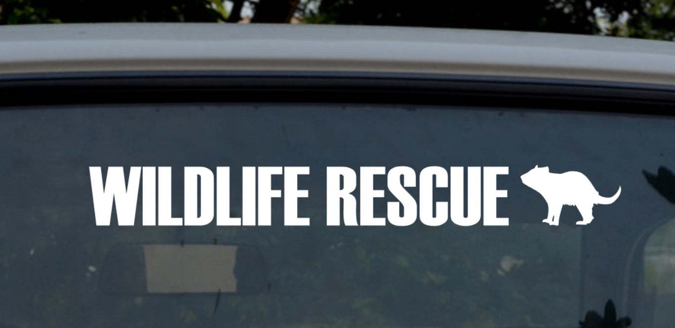 Wildlife Rescue Car Sticker - My Crafty Dog
