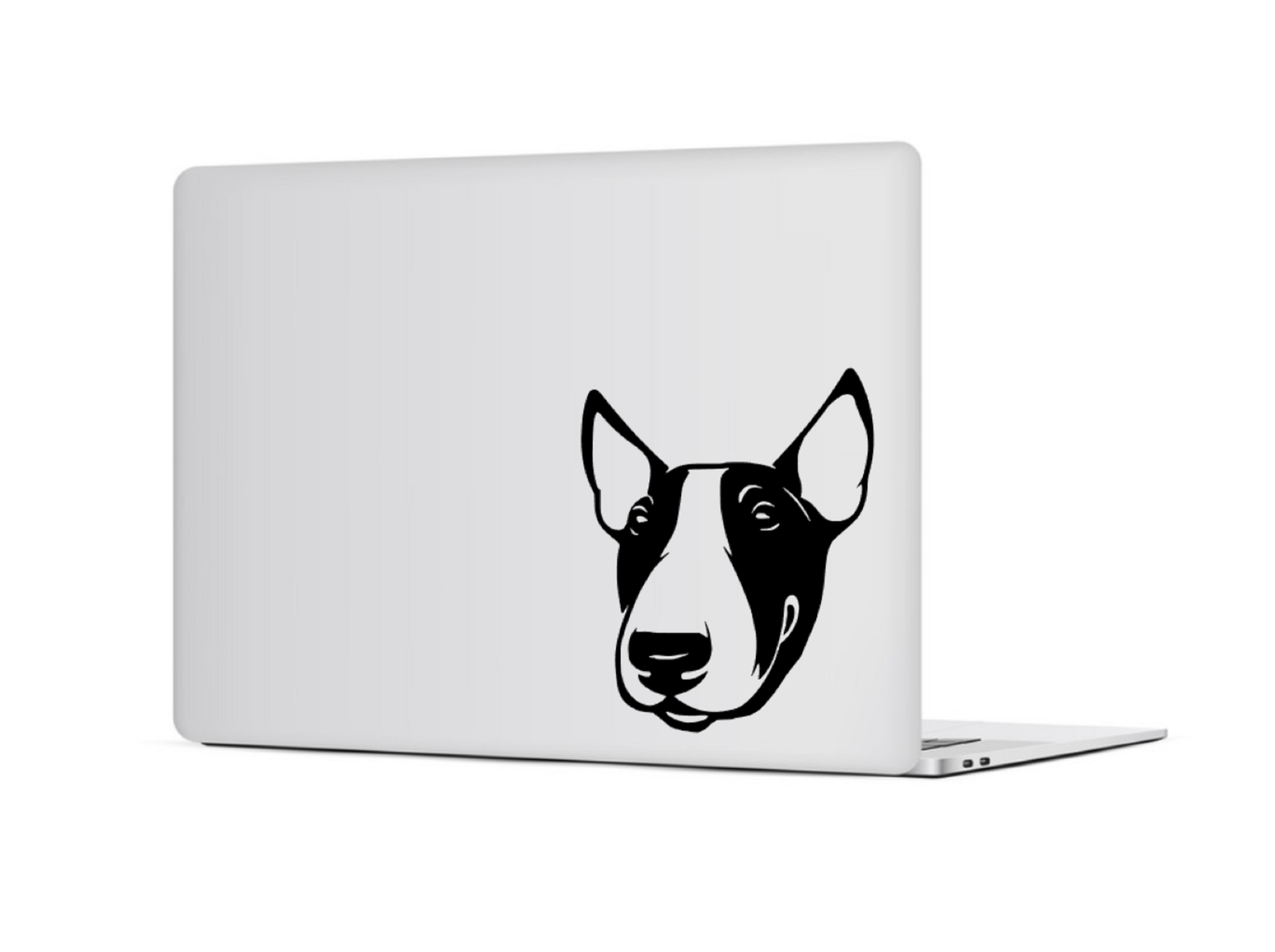 Bull Terrier Sticker. Bully Decal - My Crafty Dog