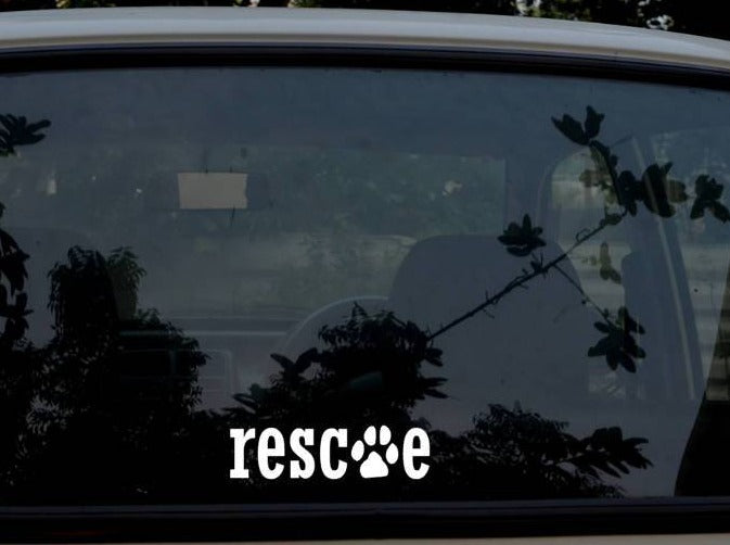 Rescue Car Sticker - My Crafty Dog
