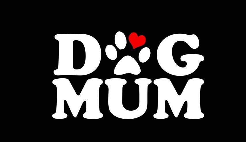 Dog Mum Car Decal / Sticker - My Crafty Dog