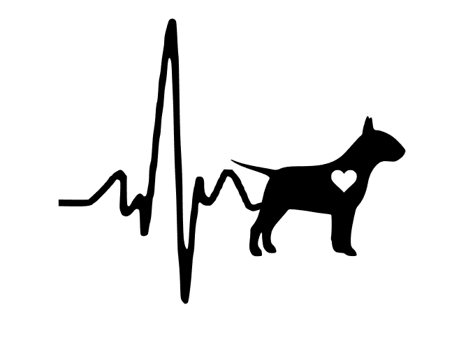 Bull Terrier Lifeline Sticker - My Crafty Dog