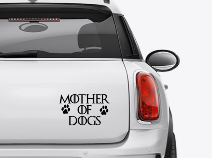Mother of Dogs dog Decal / Sticker - My Crafty Dog
